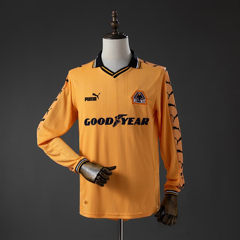 Wolverhampton Wanderers Home Long Sleeve Jersey 1998/99