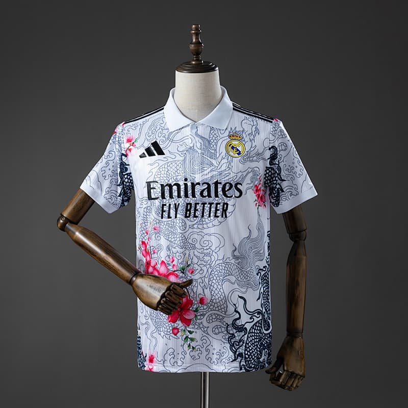 Real Madrid White Dragon Cherry Blossom Concept Kit 2025/26