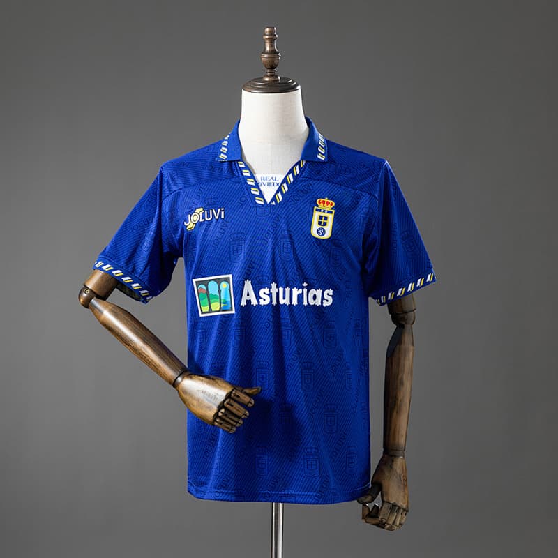 Real Oviedo Home Retro Jersey 1995/96