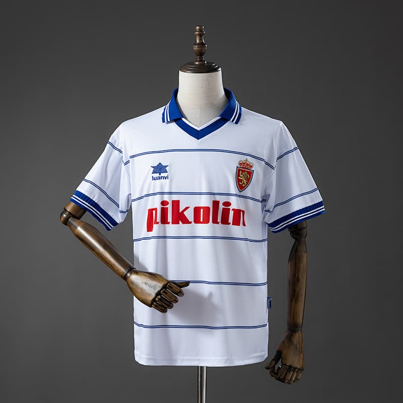 Real Zaragoza Home Retro Jersey 1999/00