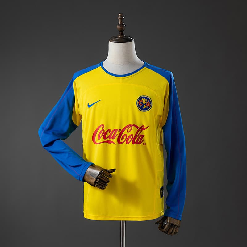 Club America Home Long Sleeve Retro Jersey 2003/04