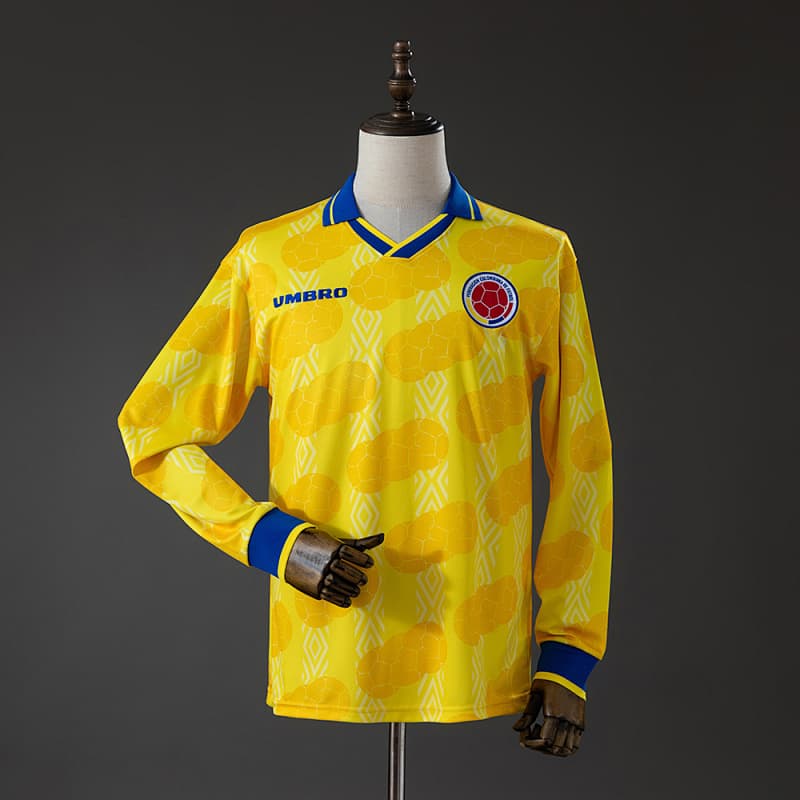 Colombia Home Long Sleeve Jersey 1994