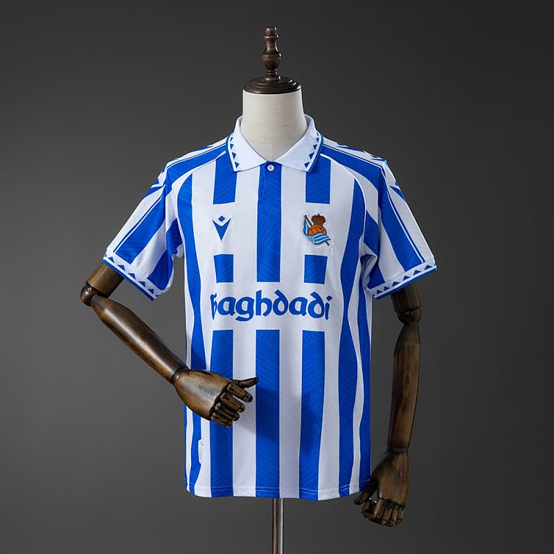 Real Sociedad Home Retro Style Jersey 2025/26