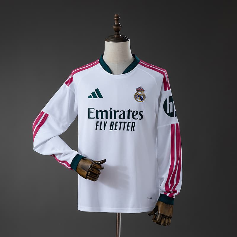 Real Madrid Home Long Sleeve Jersey 2026/27