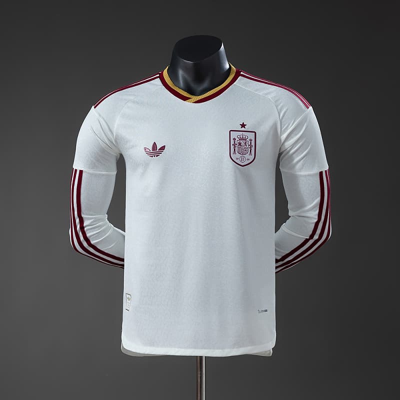 Spain Away Long Sleeve Jersey 2026 (Player Version)