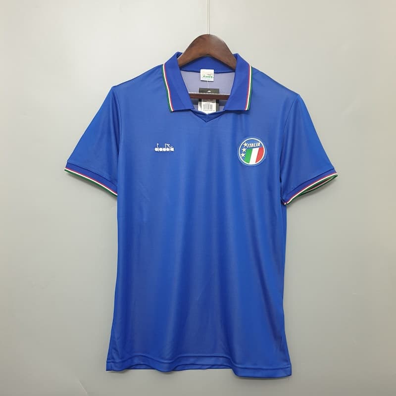 Italy Home Retro Jersey 1990