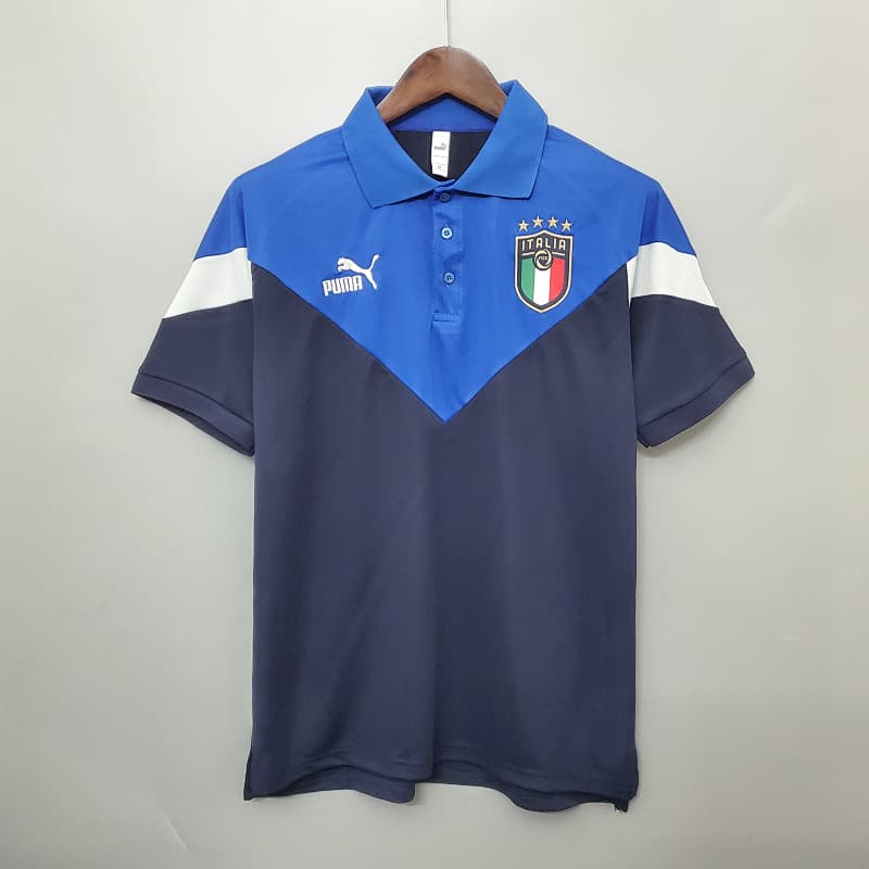 Italy Polo 2020/21 - Blue/Navy/White