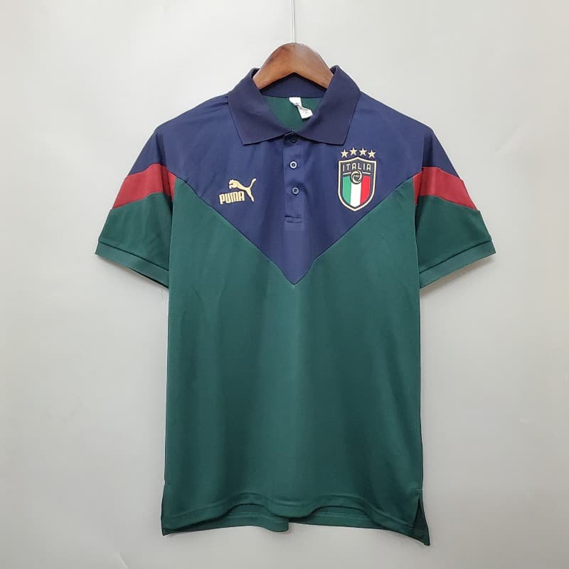 Italy Polo 2020/21 - Green/Navy