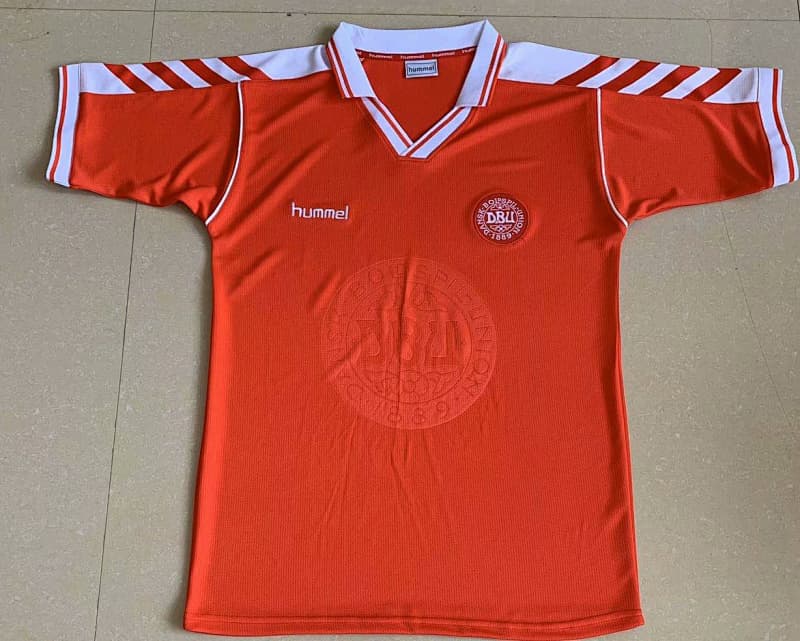 Denmark Home Retro Jersey 1998