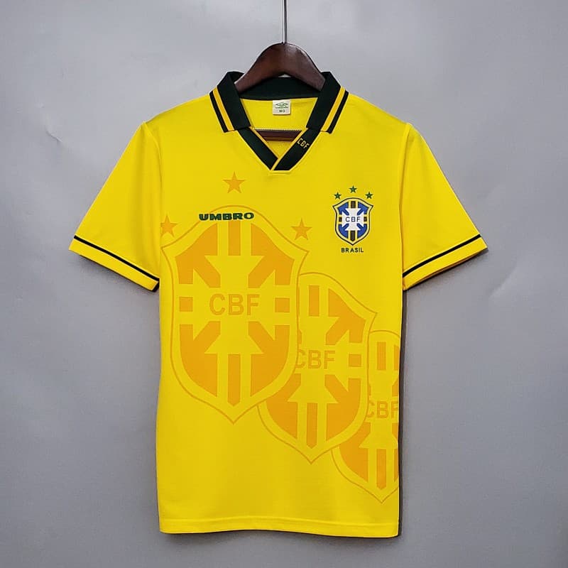 Brazil Home Retro Jersey 1993/94