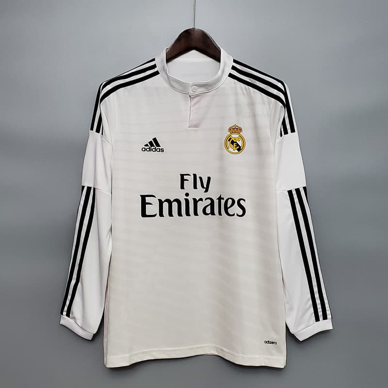 Real Madrid Home Long Sleeve Jersey 2014/15