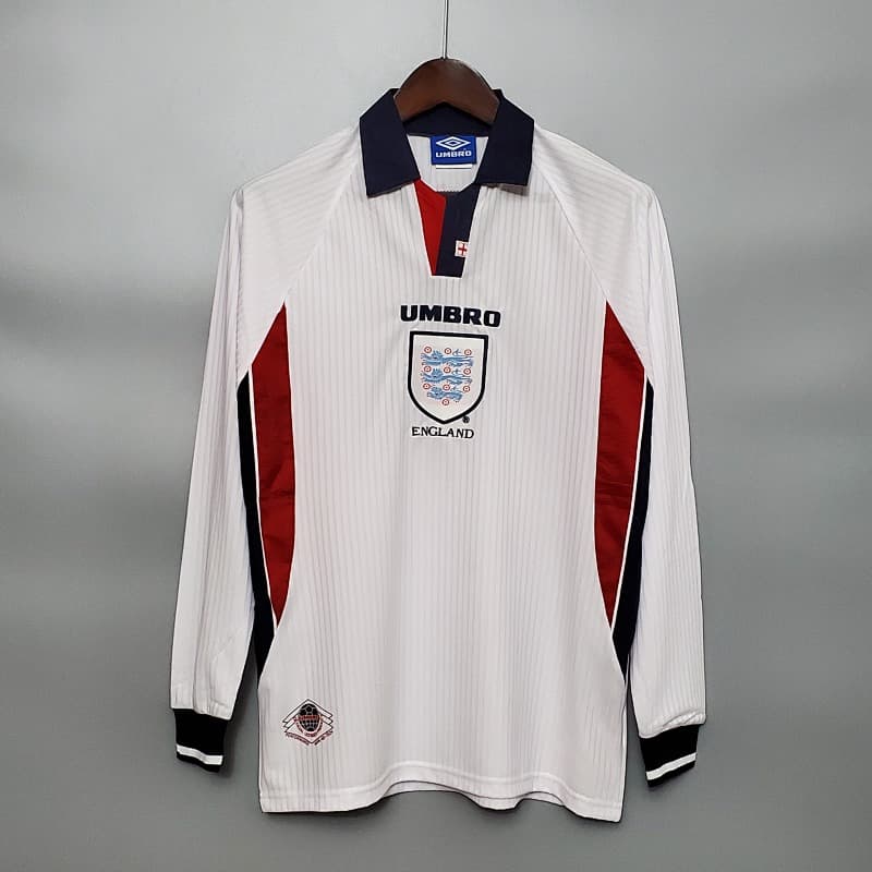 England Home Long Sleeve Jersey 1998