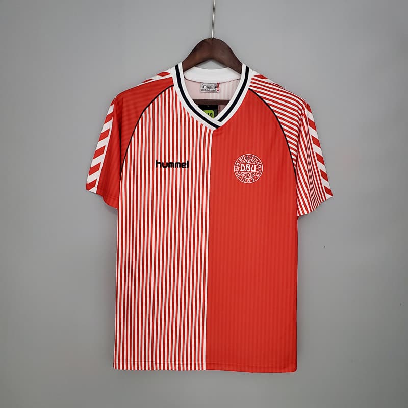 Denmark Home Jersey 1986