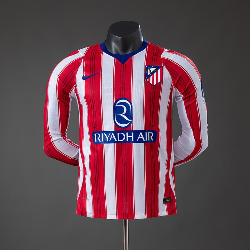 Atletico Madrid Home Long Sleeve Jersey 2026/27 (Player Version)