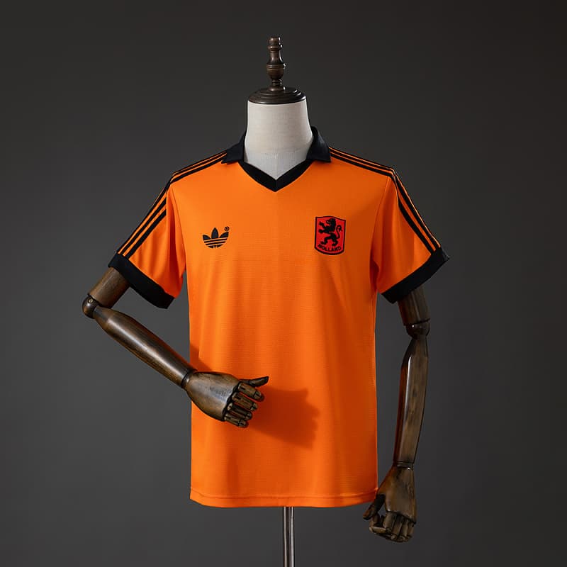 Netherlands Home Retro Jersey 1980
