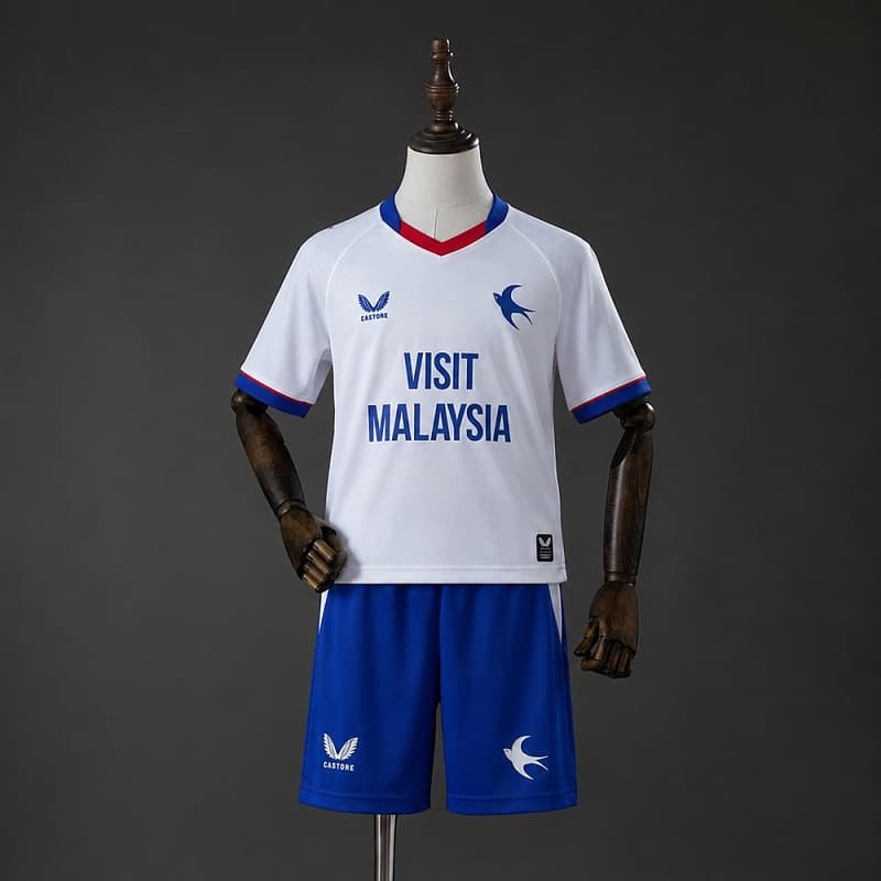 Cardiff City Away Kids Jersey 2026/27