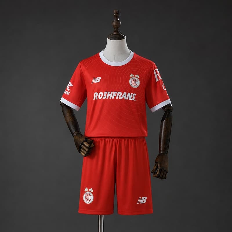 Toluca Home Kids Jersey 2026/27