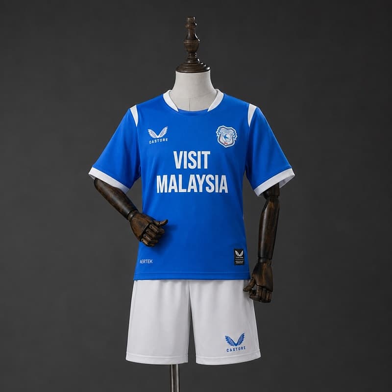 Cardiff City Home Kids Kit 2026/27