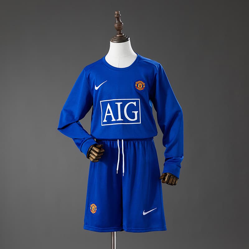 Manchester United Third Long Sleeve Kids Jersey 2008/09