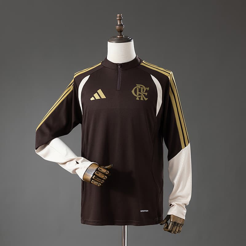Flamengo Training Long Sleeve Jersey 2026/27 - Brown