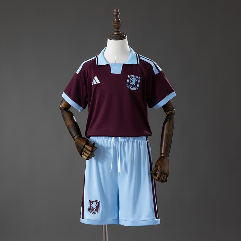 Aston Villa Home Kids Kit 2026/27