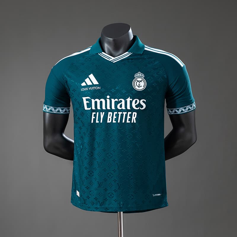 Real Madrid x Louis Vuitton Concept Kit 2026/27 (Player Version) - Dark Green