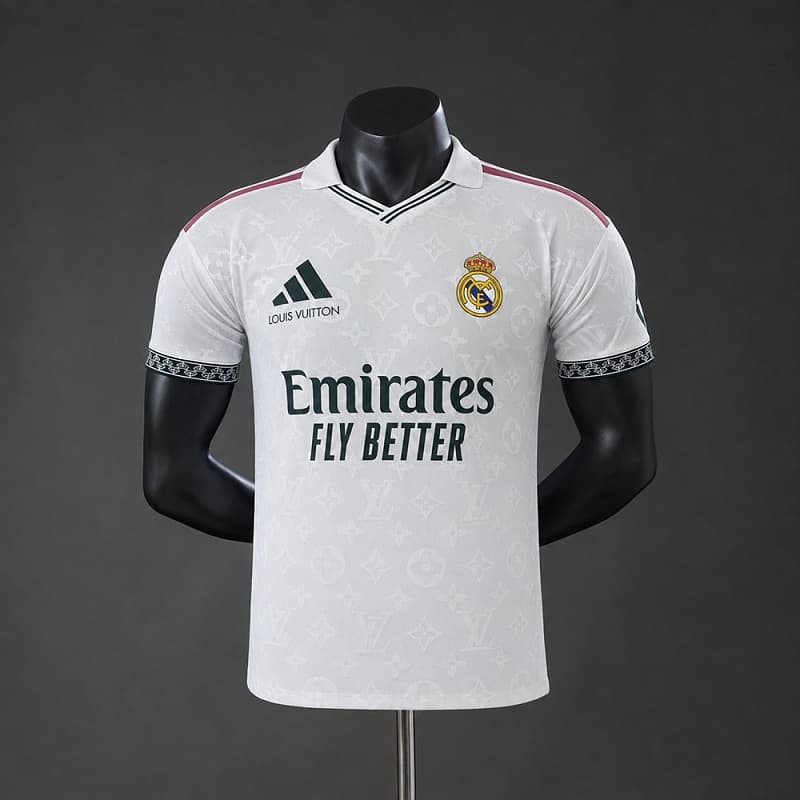 Real Madrid x Louis Vuitton Concept Kit 2026/27 (Player Version) - White