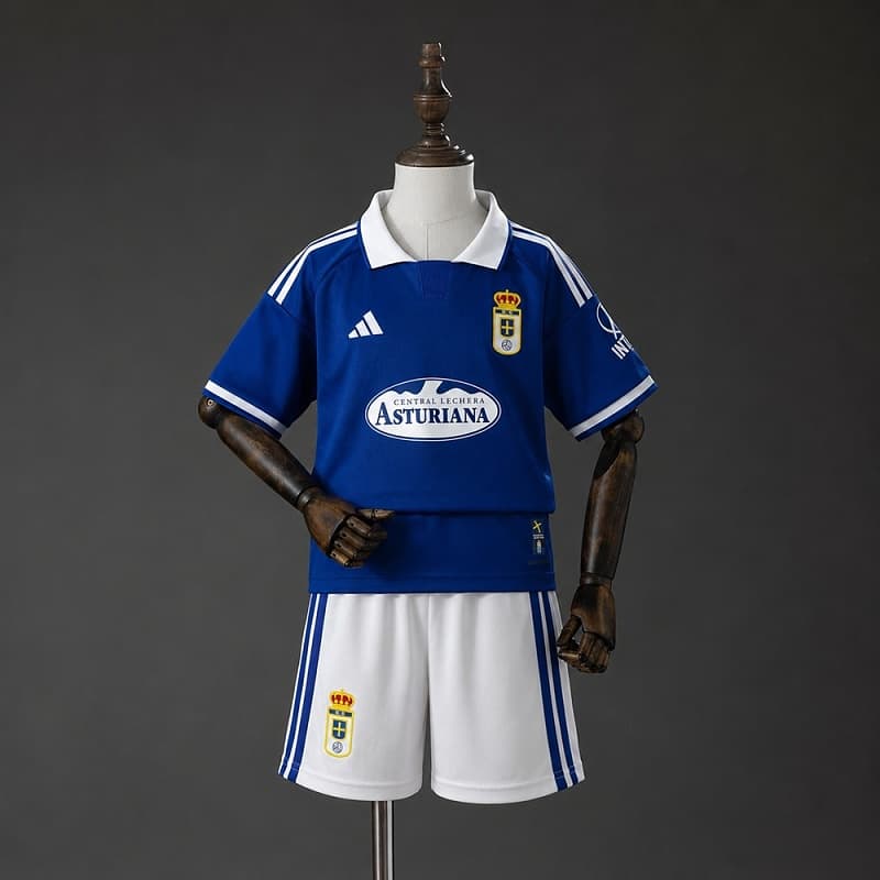 Real Oviedo Home Kids Jersey 2026/27 - Blue