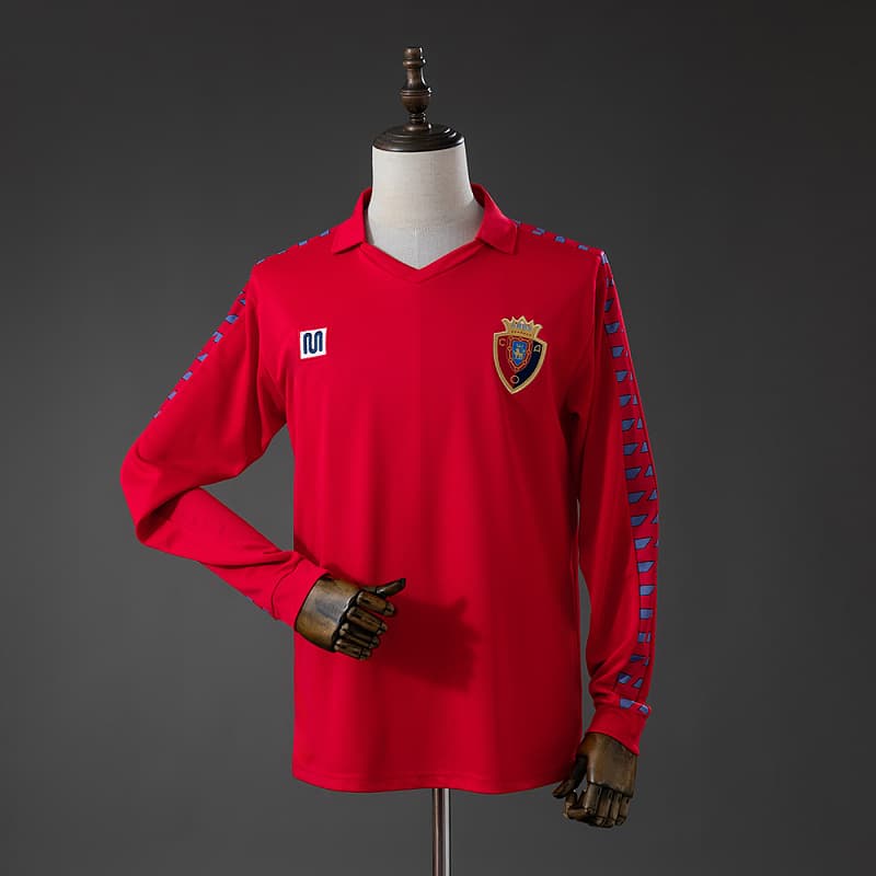 Osasuna Home Long Sleeve Jersey 1983