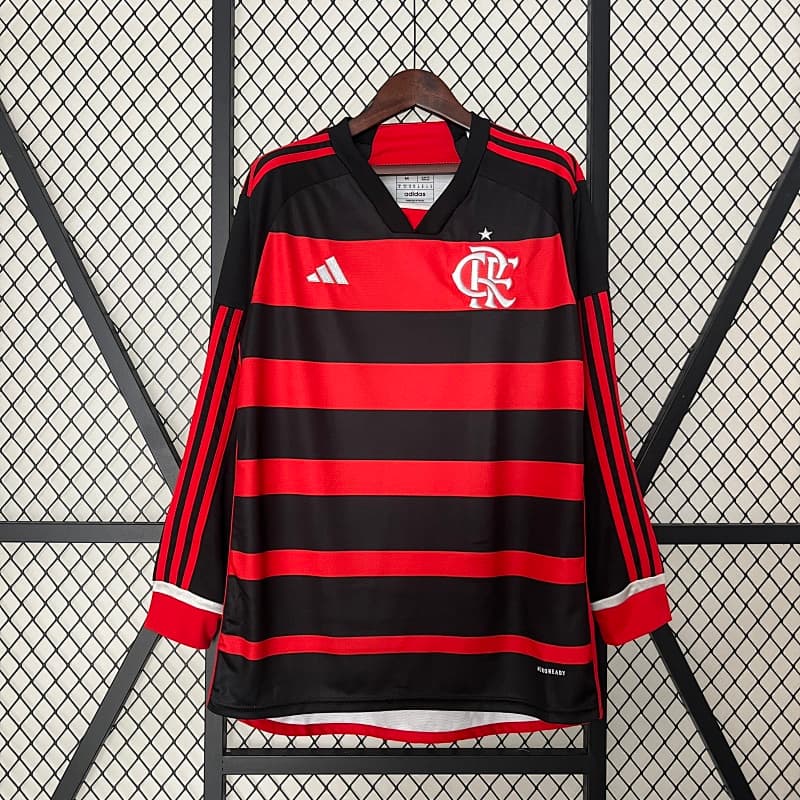 Flamengo Home Long Sleeve Jersey 2024/25