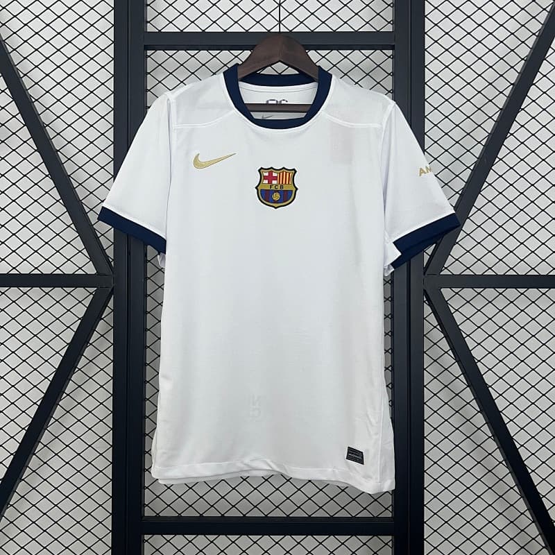 Barcelona White Gold Concept Jersey 2025/26
