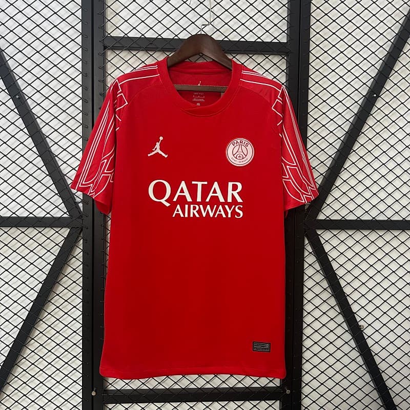 Paris Saint-Germain Red Fourth Jersey 2024/25