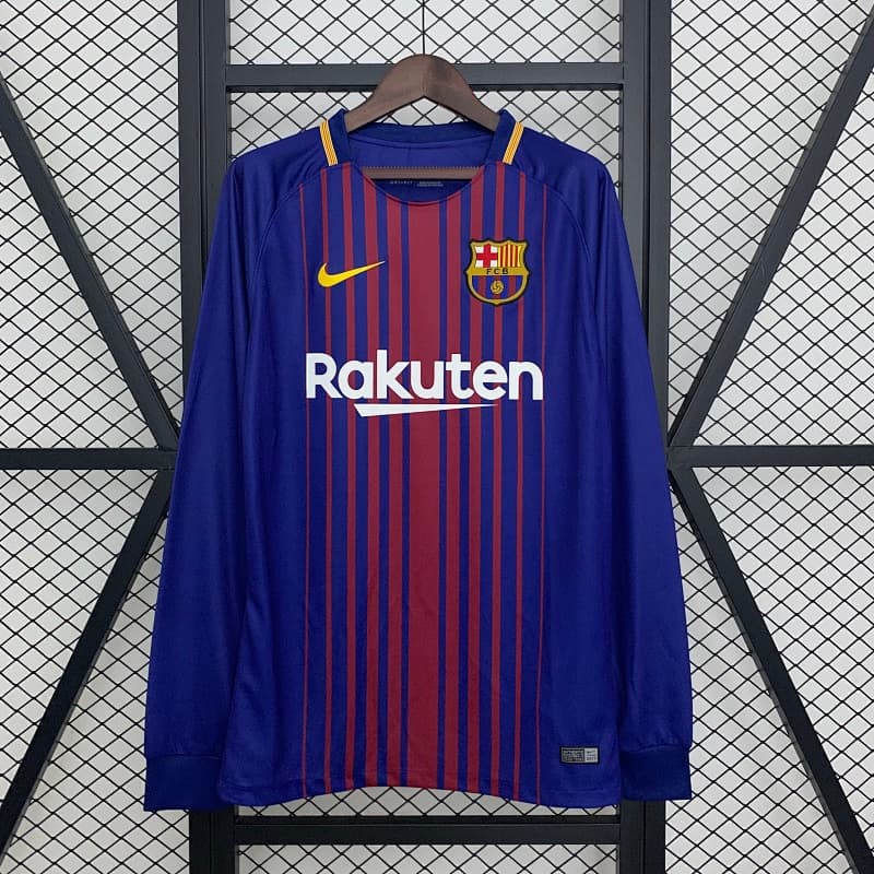 Barcelona Home Long Sleeve Jersey 2017/18