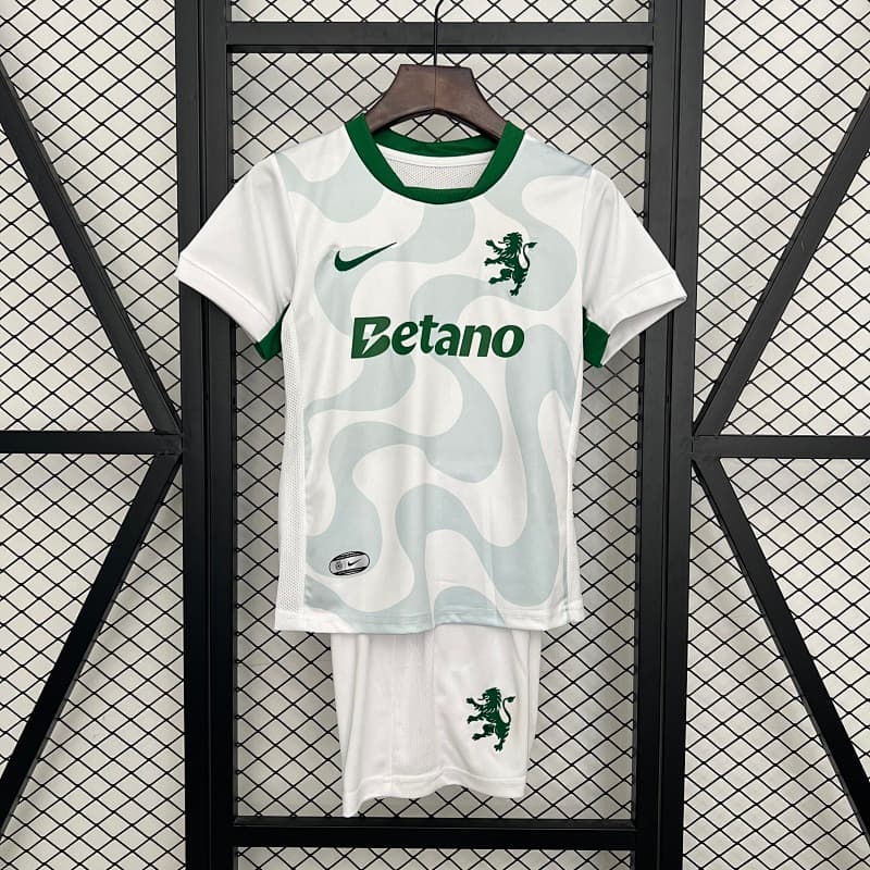 Sporting Lisbon Away Kids Kit 2025/26