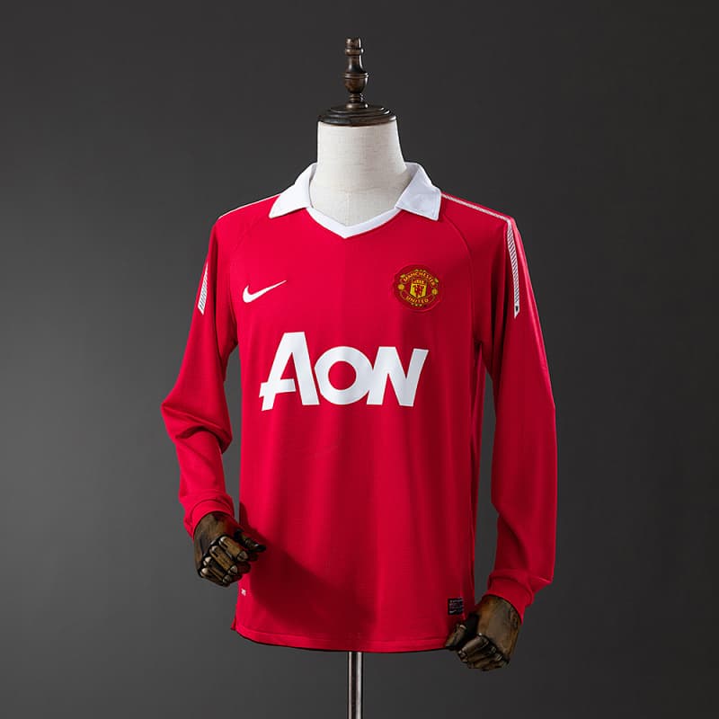 Manchester United Home Long Sleeve Jersey 2010/11