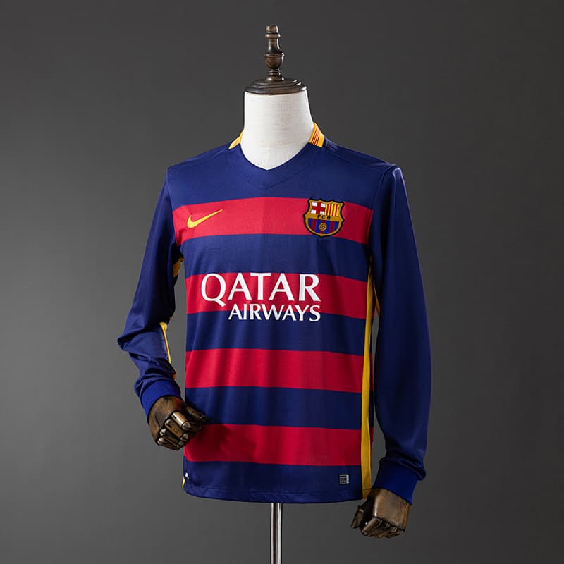 Barcelona Home Long Sleeve Jersey 2015/16