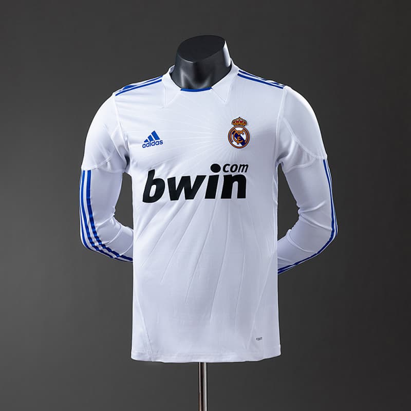 Real Madrid Home Long Sleeve Jersey 2010/11 (Player Version)