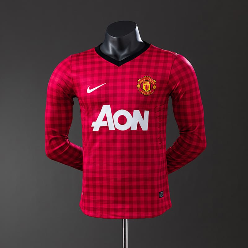 Manchester United Home Long Sleeve Jersey 2012/13 (Player Version)