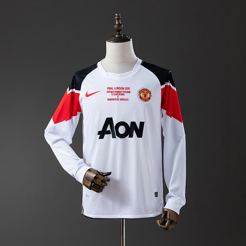 Manchester United Away Long Sleeve Jersey 2010/11