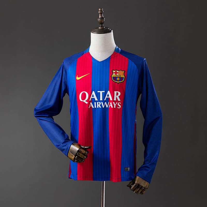 Barcelona Home Long Sleeve Jersey 2016/17