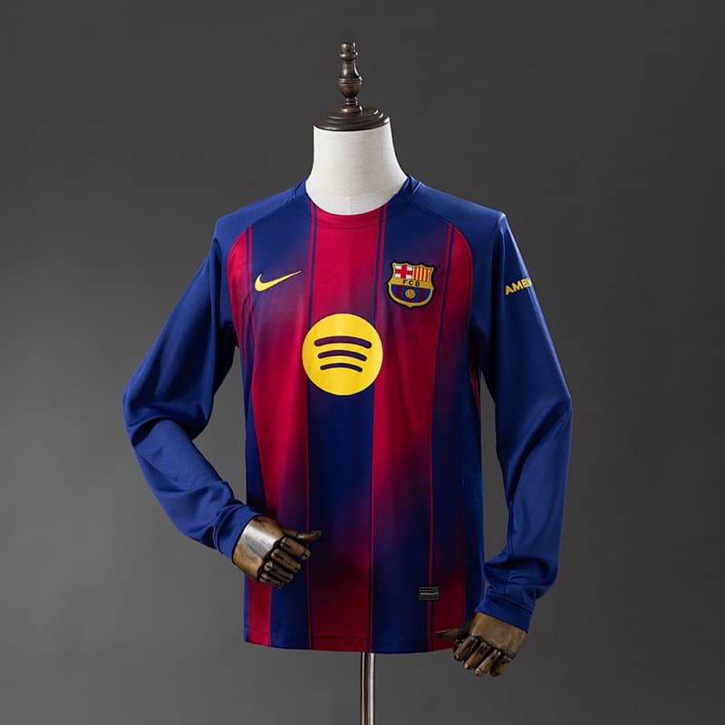 Barcelona Home Long Sleeve Jersey 2025/26