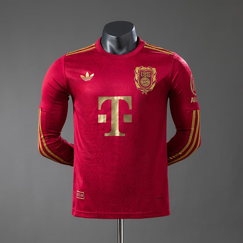 Bayern Munich 125th Anniversary Long Sleeve Jersey 2025/26 (Player Version)