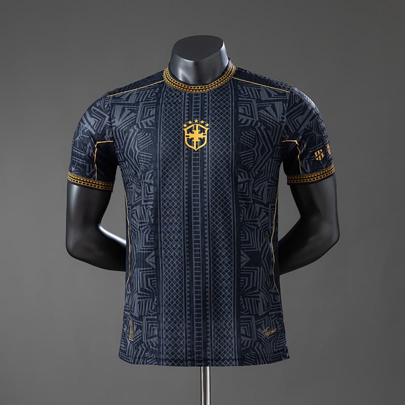 Brazil Jesus Christ Grey/Black Concept Kit 2026 (Player Version)