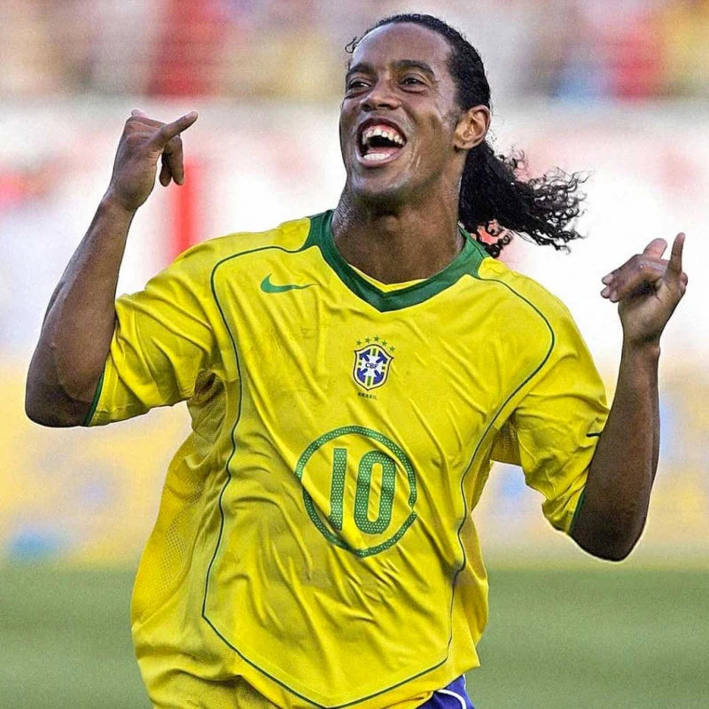 2004 Brazil Retro - Home Kit