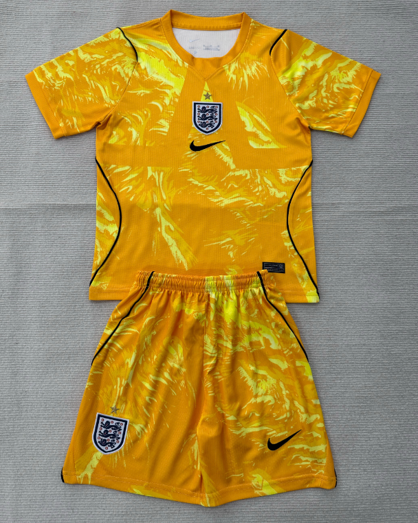 England 2026 World Cup - Goalkeeper Kids Kit (Yellow)