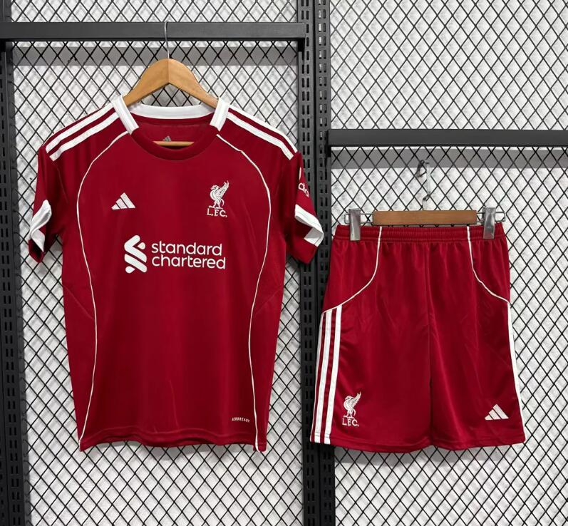 Liverpool 25/26 - Home Kids Kit