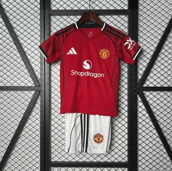 Manchester United 25/26 - Home Kids Kit