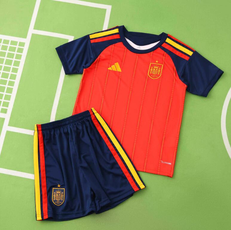Spain 2026 World Cup - Home Kids Kit