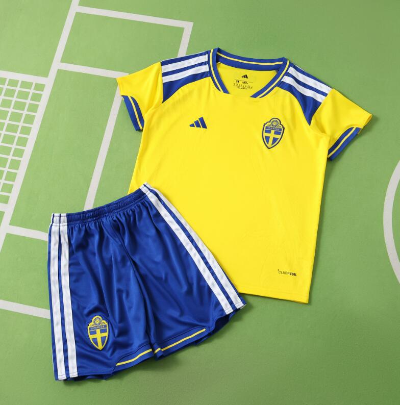 Sweden 2026 World Cup - Home Kids Kit