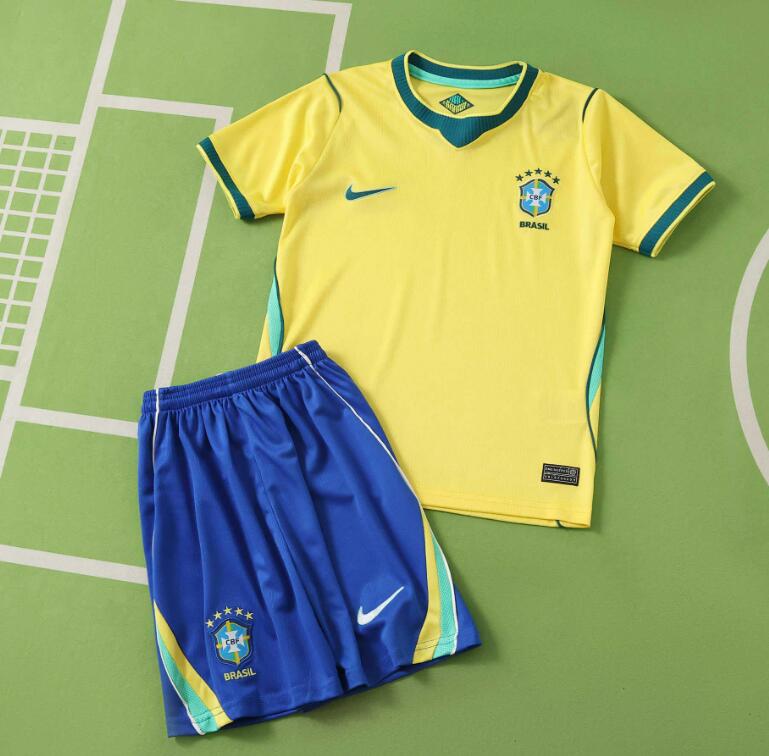 Brazil 2026 World Cup - Home Kids Kit